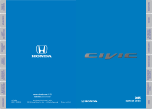 2015 Honda Civic Coupe 2-door Owners Manual Free Download